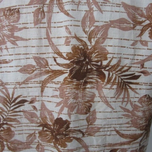 Caribbean Men Hawaiian camp shirt pit to pit 22.5 M aloha luau tropical silk - Picture 6 of 8